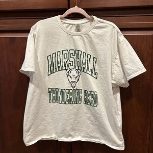 Marshall Thundering Herd White T-Shirt sz XXL